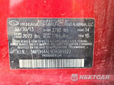 Zdjęcie 12 z 12 samochodu: 2013 HYUNDAI ELANTRA GLS VIN:5NPDH4AE9DH389922 - miniatura