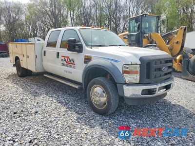 Czwarte zdjęcie samochodu z boku: 2008 FORD F550 SUPER DUTY VIN:1FDAW56RX8EC66948 - miniatura
