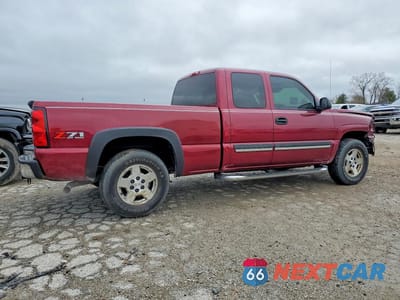 Trzecie zdjęcie samochodu z tyłu: 2004 CHEVROLET SILVERADO K1500 VIN:2GCEK19T541254722 - miniatura