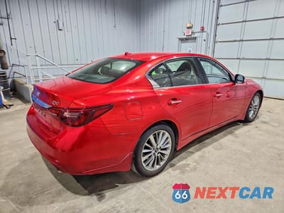 Trzecie zdjęcie samochodu z tyłu: 2023 INFINITI Q50 LUXE VIN:JN1EV7BR2PM540211 - miniatura