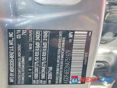 Zdjęcie 14 z 14 samochodu: 2017 MERCEDES-BENZ GLS 450 4MATIC VIN:4JGDF6EE2HA751979 - miniatura