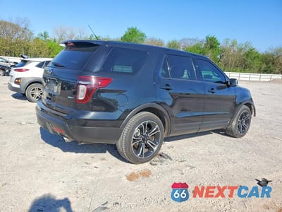 Trzecie zdjęcie samochodu z tyłu: 2015 FORD EXPLORER SPORT VIN:1FM5K8GT1FGA26889 - miniatura