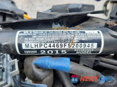 Zdjęcie 20 z 20 samochodu: 2015 HONDA CBR500 R VIN:MLHPC4469F5200945 - miniatura