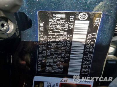 Zdjęcie 12 z 12 samochodu: 2017 TOYOTA CAMRY SE VIN:4T1BF1FK5HU337172 - miniatura