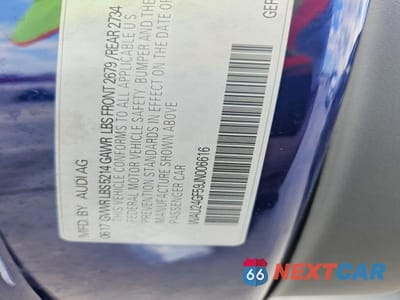 Zdjęcie 12 z 12 samochodu: 2018 AUDI S5 PRESTIGE VIN:WAU24GF59JN006616 - miniatura