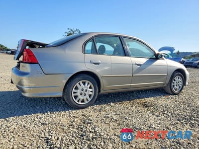 Trzecie zdjęcie samochodu z tyłu: 2004 HONDA CIVIC LX VIN:2HGES16574H551182 - miniatura
