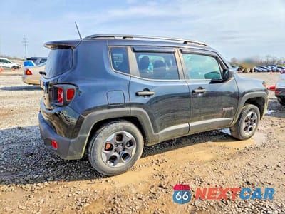 Trzecie zdjęcie samochodu z tyłu: 2018 JEEP RENEGADE SPORT VIN:ZACCJBAH7JPH17596 - miniatura