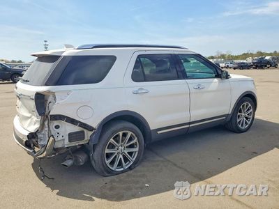 Trzecie zdjęcie samochodu z tyłu: 2017 FORD EXPLORER LIMITED VIN:1FM5K8F85HGA25485 - miniatura