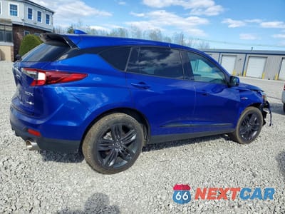 Trzecie zdjęcie samochodu z tyłu: 2021 ACURA RDX A-SPEC VIN:5J8TC2H63ML040703 - miniatura