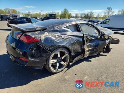 Trzecie zdjęcie samochodu z tyłu: 2021 INFINITI Q60 RED SPORT 400 VIN:JN1FV7LL8MM560280 - miniatura