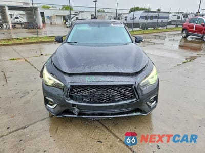 Piąte zdjęcie samochodu w środku: 2014 INFINITI Q50 HYBRID PREMIUM VIN:JN1AV7AP1EM691164 - miniatura