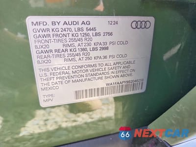 Zdjęcie 14 z 14 samochodu: 2025 AUDI Q5 PRESTIGE 45 VIN:WA1FAAFY9S2046258 - miniatura