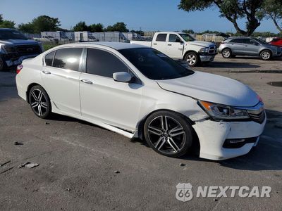 Czwarte zdjęcie samochodu z boku: 2016 HONDA ACCORD SPORT VIN:1HGCR2F52GA240948 - miniatura