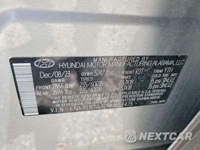 Zdjęcie 14 z 14 samochodu: 2023 HYUNDAI SANTA FE SE VIN:5NMS1DAJ2PH653475 - miniatura