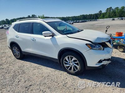 Czwarte zdjęcie samochodu z boku: 2014 NISSAN ROGUE SL VIN:5N1AT2MV1EC837497 - miniatura
