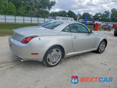 Trzecie zdjęcie samochodu z tyłu: 2002 LEXUS SC 430 BASE VIN:JTHFN48Y020004497 - miniatura