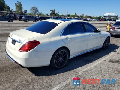 Trzecie zdjęcie samochodu z tyłu: 2017 MERCEDES-BENZ S 63 AMG VIN:WDDUG7JB8HA289372 - miniatura