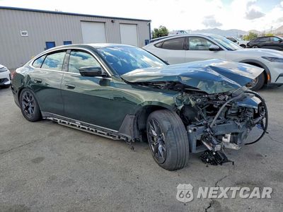 Czwarte zdjęcie samochodu z boku: 2024 BMW I4 EDRIVE 40 VIN:WBY73AW07RFT33632 - miniatura