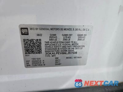 Zdjęcie 12 z 12 samochodu: 2022 GMC TERRAIN SLT VIN:3GKALPEV6NL297508 - miniatura
