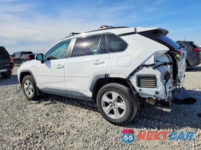 Drugie zdjęcie samochodu z przodu: 2020 TOYOTA RAV4 HYBRID XLE VIN:2T3RWRFV8LW062663 - miniatura
