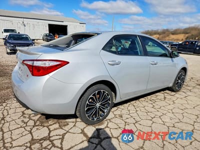 Trzecie zdjęcie samochodu z tyłu: 2014 TOYOTA COROLLA S PLUS VIN:2T1BURHE1EC223629 - miniatura