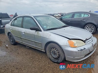 Czwarte zdjęcie samochodu z boku: 2003 HONDA CIVIC VIN:1HGES16603L014552 - miniatura