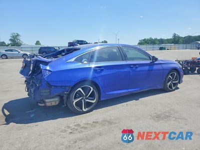 Trzecie zdjęcie samochodu z tyłu: 2022 HONDA ACCORD SPORT SE VIN:1HGCV1F48NA029120 - miniatura