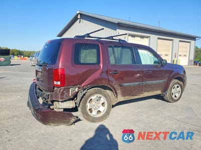 Trzecie zdjęcie samochodu z tyłu: 2013 HONDA PILOT LX VIN:5FNYF3H20DB039512 - miniatura