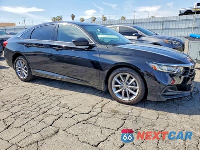 Czwarte zdjęcie samochodu z boku: 2021 HONDA ACCORD LX VIN:1HGCV1F1XMA119423 - miniatura