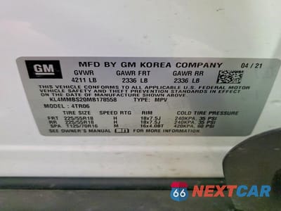 Zdjęcie 13 z 13 samochodu: 2021 BUICK ENCORE GX PREFERRED VIN:KL4MMBS20MB178558 - miniatura