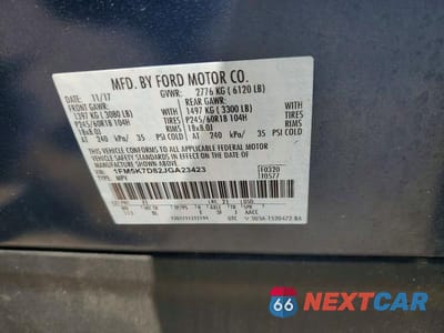 Zdjęcie 13 z 13 samochodu: 2018 FORD EXPLORER XLT VIN:1FM5K7D82JGA23423 - miniatura