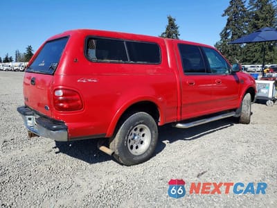 Trzecie zdjęcie samochodu z tyłu: 2001 FORD F-150 SUPERCREW VIN:1FTRW08L01KE06046 - miniatura