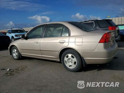 Drugie zdjęcie samochodu z przodu: 2003 HONDA CIVIC HYBRID VIN:JHMES96603S003665 - miniatura