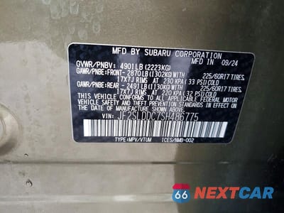 Zdjęcie 13 z 13 samochodu: 2025 SUBARU FORESTER PREMIUM VIN:JF2SLDDC7SH486775 - miniatura