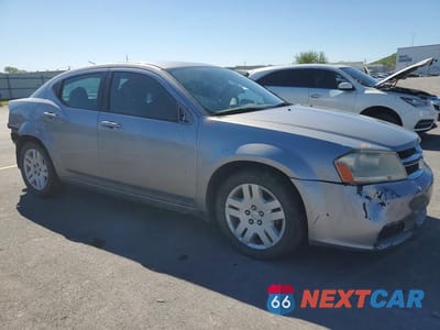 Czwarte zdjęcie samochodu z boku: 2013 DODGE AVENGER SE VIN:1C3CDZAB8DN548489 - miniatura