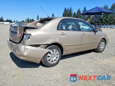 Trzecie zdjęcie samochodu z tyłu: 2004 TOYOTA COROLLA LE VIN:2T1BR32E74C276406 - miniatura