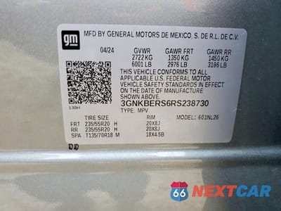 Zdjęcie 13 z 13 samochodu: 2024 CHEVROLET BLAZER RS VIN:3GNKBERS6RS238730 - miniatura