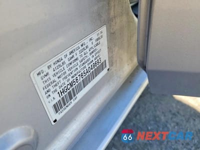 Zdjęcie 12 z 12 samochodu: 2005 HONDA ACCORD EX VIN:1HGCM56765A049693 - miniatura