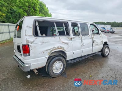 Trzecie zdjęcie samochodu z tyłu: 2014 FORD ECONOLINE E350 SUPER DUTY WAGON VIN:1FBNE3BLXEDA77799 - miniatura