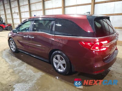 Drugie zdjęcie samochodu z przodu: 2018 HONDA ODYSSEY EXL VIN:5FNRL6H73JB058562 - miniatura