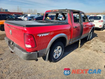 Trzecie zdjęcie samochodu z tyłu: 2010 DODGE RAM 1500 VIN:1D7RV1CT8AS131399 - miniatura