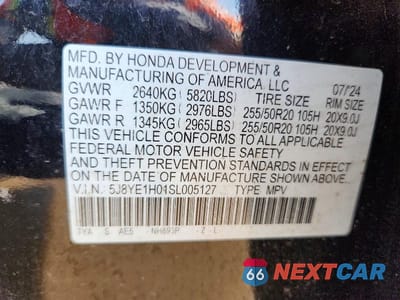 Zdjęcie 13 z 13 samochodu: 2025 ACURA MDX A-SPEC VIN:5J8YE1H01SL005127 - miniatura