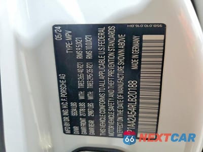 Zdjęcie 13 z 13 samochodu: 2024 PORSCHE MACAN BASE VIN:WP1AA2A54RLB20188 - miniatura