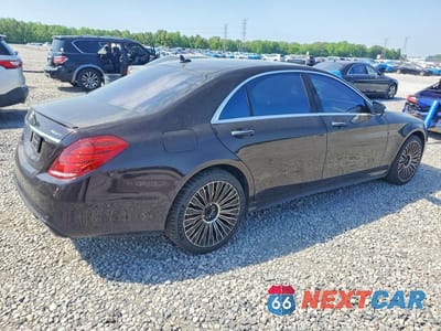 Trzecie zdjęcie samochodu z tyłu: 2016 MERCEDES-BENZ S 550 4MATIC VIN:WDDUG8FB6GA257775 - miniatura