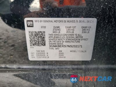Zdjęcie 13 z 13 samochodu: 2022 CHEVROLET BLAZER RS VIN:3GNKBERS7NS232171 - miniatura
