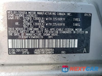 Zdjęcie 13 z 13 samochodu: 2025 TOYOTA RAV4 HYBRID XSE VIN:2T3E6RFV3SW088228 - miniatura