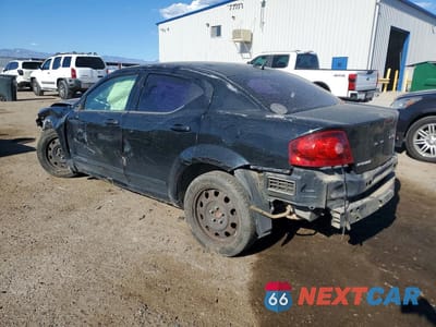 Drugie zdjęcie samochodu z przodu: 2012 DODGE AVENGER SE VIN:1C3CDZAB9CN260169 - miniatura
