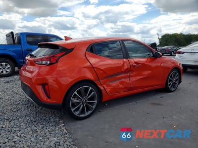 Trzecie zdjęcie samochodu z tyłu: 2020 HYUNDAI VELOSTER 2.0L PREMIUM VIN:KMHTG6AF9LU029777 - miniatura