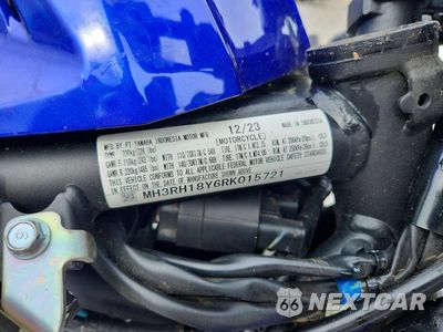 Zdjęcie 9 z 9 samochodu: 2024 YAMAHA YZFR3 A VIN:MH3RH18Y6RK015721 - miniatura
