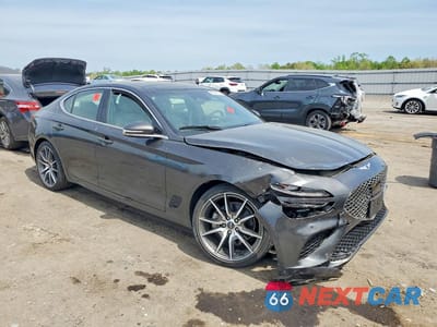 Czwarte zdjęcie samochodu z boku: 2022 GENESIS G70 2.0T VIN:KMTG34TA8NU103265 - miniatura